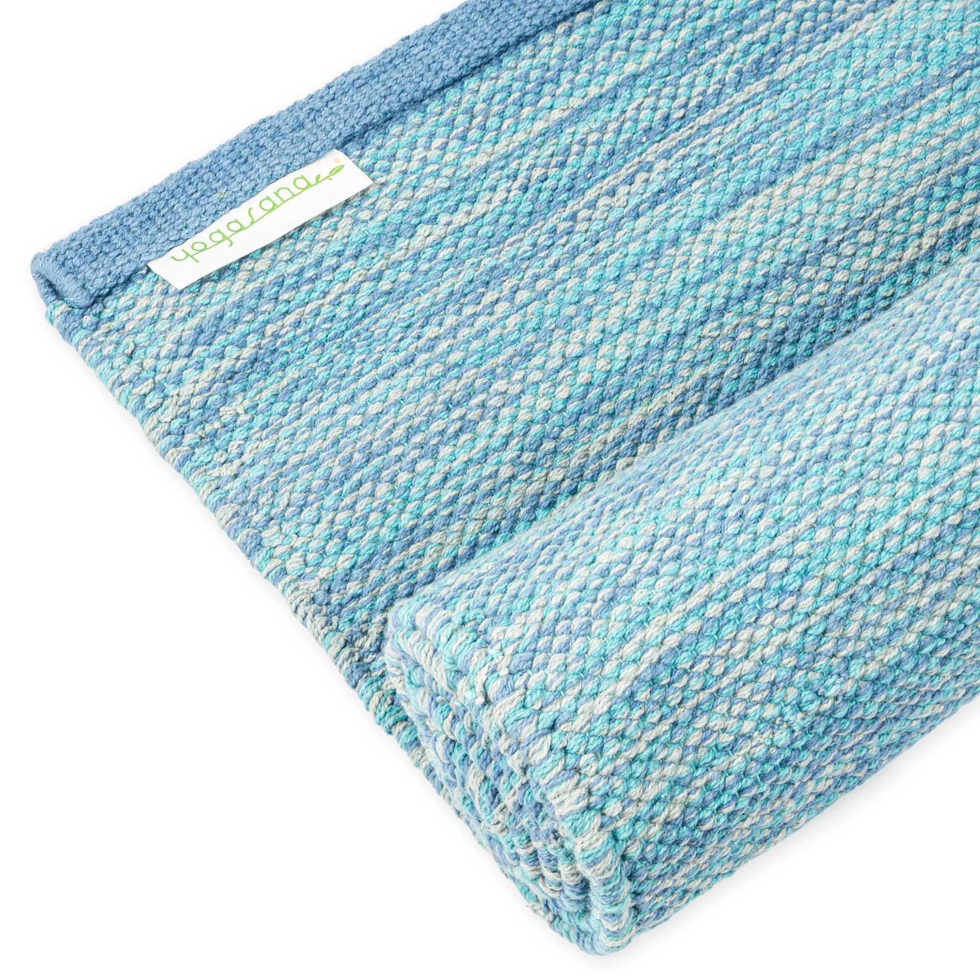 Asana Blue Polyester Yoga Mat – Dusaan