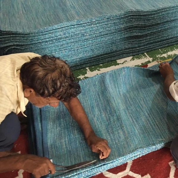 Making Handmade Organic Cotton Yoga Mats