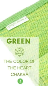 Green yoga mat